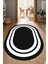 Dijital Baskılı Kaymaz Taban Yıkanabilir Oval Salon Halısı Mutfak Halısı Yolluk NDO-HS-530 1