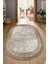Dijital Baskılı Kaymaz Taban Yıkanabilir Oval Salon Halısı Mutfak Halısı Yolluk NDO-HT-662 1