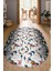 Dijital Baskılı Kaymaz Taban Yıkanabilir Oval Salon Halısı Mutfak Halısı Yolluk NDO-HT-1406 1