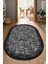 Dijital Baskılı Kaymaz Taban Yıkanabilir Oval Salon Halısı Mutfak Halısı Yolluk NDO-HT-181 1