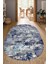 Dijital Baskılı Kaymaz Taban Yıkanabilir Oval Salon Halısı Mutfak Halısı Yolluk NDO-HT-1314 1