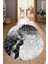 Dijital Baskılı Kaymaz Taban Yıkanabilir Oval Salon Halısı Mutfak Halısı Yolluk NDO-HT-324 1