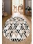 Dijital Baskılı Kaymaz Taban Yıkanabilir Oval Salon Halısı Mutfak Halısı Yolluk NDO-HT-779 1