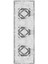 Dijital Baskılı Kaymaz Taban Yıkanabilir Modern Yolluk ve Koridor Halısı NDU-SD-1055 2