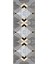 Dijital Baskılı Kaymaz Taban Yıkanabilir Modern Yolluk ve Koridor Halısı NDU-SD-697 2
