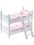 1:12 Ölçekli Dollhouse Minyatür Ahşap Ranza Mobilyaları Yatak Odası Mavisi (Yurt Dışından) 5