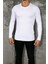 Keep Out 1470 Erkek Basic Likralı Bisiklet Yaka Slim Fit Sweatshirt 1