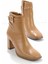 Taba Kırışık Kadın Bot & Bootie K02209090542 1