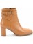 Taba Kırışık Kadın Bot & Bootie K02209090542 2