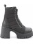 Siyah Paraşüt Kadın Bot & Bootie K02140020467 2