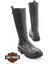 Black Deri Kadın Bot & Bootie HD0777056903 1