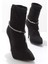 Siyah Platin Süet Kadın Bot & Bootie K02575211702 2