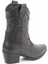 Siyah Deri Kadın Bot & Bootie K02586888803 4