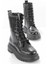 Siyah Kroko Kadın Bot & Bootie K02718130911 1