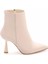 Mat Bej Saten Kadın Bot & Bootie K02992052938 2