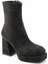 Siyah Süet Kadın Bot & Bootie K02215290202 3