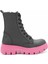 Mat Siyah Fuşya Kadın Bot & Bootie K02538014409 2
