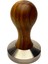 Ceviz Espresso Tamper Paslanmaz Taban 1