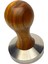 Ceviz Espresso Tamper Paslanmaz Taban 3