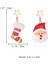 Mutlu Yıllar Noel Baba Yılbaşı Küpesi 3