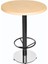 Bistro Ayaklıklı Masa (Karanfi Werzalit Yuvarlak Q70) - Akçaağaç 1