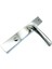 Istanbul Door Handles Kristal Aynalı Nikel Saten Kapı Kolu (Wc Sağ) 2