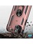 Apple iPhone 14 Plus Kılıf Military Ring Holder Kırmızı 3