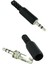 3.5 mm Mono Plastik Jack stereo Fiş 3