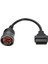 Obd2 Araç Kamyon 9 Pin 16 Pine Çeviren Adaptör Bağlantı Kablosu 1