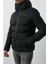 Nolan Coat Erkek Şişme Mont Parka Siyah V18 3