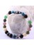 Sertifikalı Güneş Taşı, Obsidyen, Kalsit, Krizokol, Hematit, Apatit, Yeşim Doğal Taş 8 mm Bileklik 2