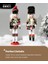 Noel Dekorasyonu Ahşap Fındıkkıran Heykelcik 30CM (Yurt Dışından) 4