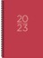 KESKİN COLOR 2023 AJANDA 17x24 GÜNLÜK SPİRALLİ KIRMIZI 830503 1