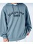 Nakış Detaylı Oversize Erkek Sweatshirt 2