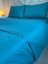 Turkuaz Pamuklu Çift Kişilik Nevresim Takımı 5