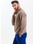 Kahverengi Parçalı Sweatshirt 1