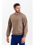 Kahverengi Parçalı Sweatshirt 3