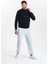 Siyah Kanguru Cepli Sweatshirt 2
