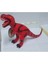 Birlik Oyuncak Kırmızı Işıklı Sesli 47 cm Soft Dinazor T-Rex Oyuncak 2