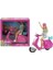 Barbie Pembe Bebek Scooter Playset GBK85 PRA-2604247-9967 2