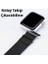 Polham Milano Loop Çelik Ultra Hafif Apple Watch 38-40-41MM Için Kordon Kayış, Paslanmaz Çelik Kayış 3