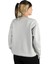 Kadın Gri Oversize Üç Iplik Şardonlu Bisiklet Yaka Sweatshirt 22K-5200177-5 4