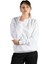 Kadın Beyaz Oversize Üç Iplik Şardonlu Bisiklet Yaka Sweatshirt 22K-5200177-5 1