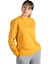 Kadın Sarı Basic Bisiklet Yaka Düz Renk Sweatshirt Sweatshirt 22Y-5200177 2