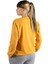 Kadın Sarı Basic Bisiklet Yaka Düz Renk Sweatshirt Sweatshirt 22Y-5200177 4