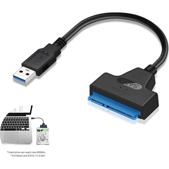 Streak USB 3.0 Kablosu To Sata HDD SSD Harddisk Dönüştürücü Adaptör