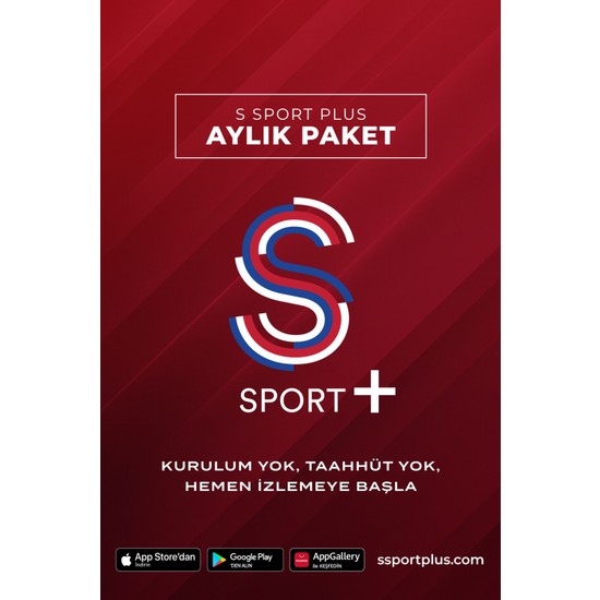 S Sport Plus 1 Aylık Paket