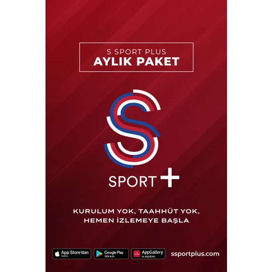 S Sport Plus 1 Aylık Paket
