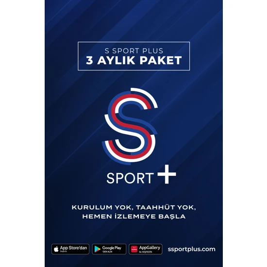 S Sport Plus 3 Aylık Paket