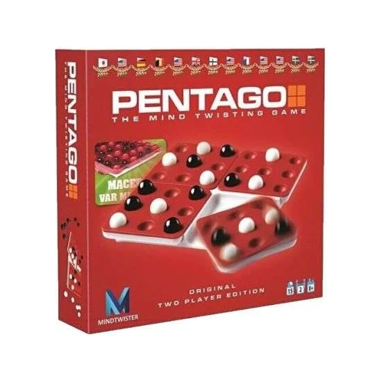 Pal Pentago Oyunu Akıl ve Zeka Turnuva Oyunu Mindtwister The Mind Twiting Game Orjinal Pentago